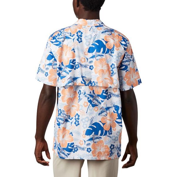 Columbia PFG Trollers Best Shirts Blue Katuna Vibes For Men's NZ74825 New Zealand